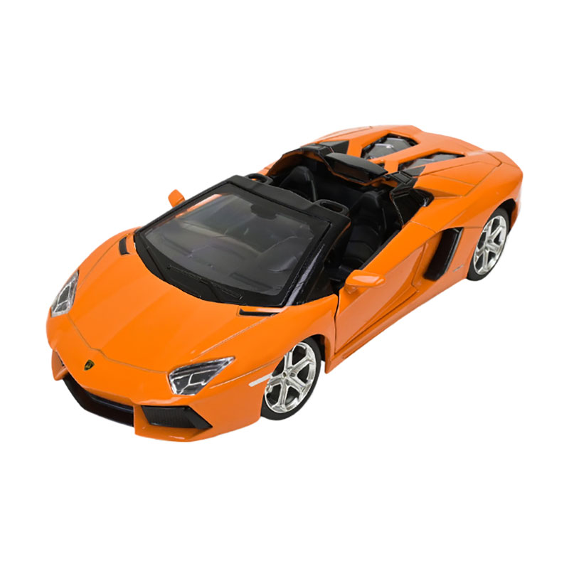 Автомодель Автопром Lamborghini Aventador Roadster, 1:24, у коробці, зі світлом та звуком, помаранчева, від 3 років, 20*8*5 см (68274A)